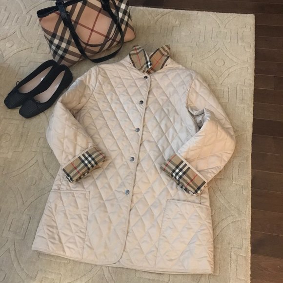 Burberry Jackets & Blazers - Authentic Burberry Diamond Quilted Coat